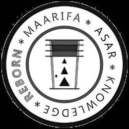 MAARIFA * ASAR * KNOWLEDGE * REBORN * trademark