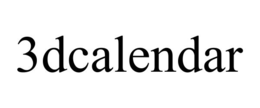 3DCALENDAR trademark