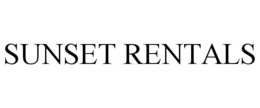 SUNSET RENTALS trademark