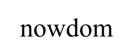 NOWDOM trademark