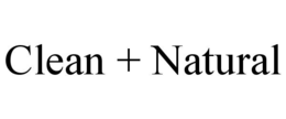 CLEAN + NATURAL trademark