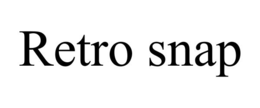 RETRO SNAP trademark