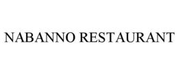 NABANNO RESTAURANT trademark