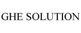 GHE SOLUTION trademark