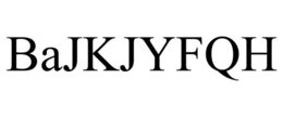 BAJKJYFQH trademark