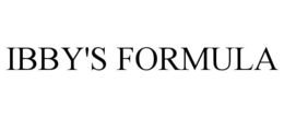 IBBY'S FORMULA trademark