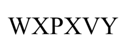 WXPXVY trademark