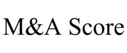 M&A SCORE trademark
