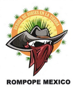 BEBIDA DE DIOSES EN LA TIERRA ROMPOPE MEXICO trademark