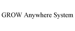 GROW ANYWHERE SYSTEM trademark