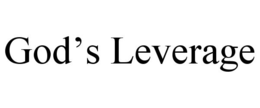 GOD’S LEVERAGE trademark