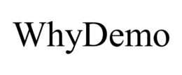 WHYDEMO trademark