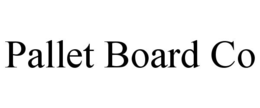 PALLET BOARD CO trademark