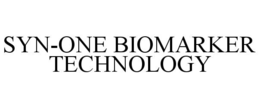 SYN-ONE BIOMARKER TECHNOLOGY trademark