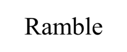 RAMBLE trademark