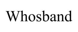 WHOSBAND trademark