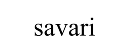SAVARI trademark