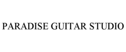 PARADISE GUITAR STUDIO trademark
