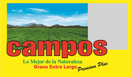 CAMPOS LO MEJOR DE LA NATURALEZA GRANO EXTRA LARGO PREMIUM PLUS trademark