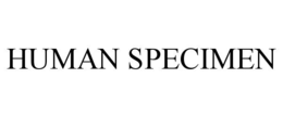 HUMAN SPECIMENS trademark