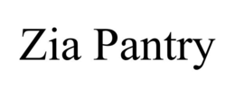 ZIA PANTRY trademark
