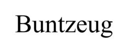 BUNTZEUG trademark