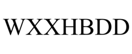 WXXHBDD trademark