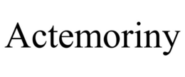 ACTEMORINY trademark