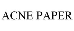 ACNE PAPER trademark