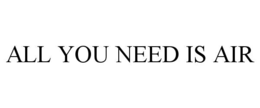 ALL YOU NEED IS AIR trademark