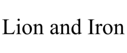 LION AND IRON trademark