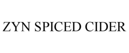 ZYN SPICED CIDER trademark