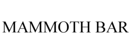 MAMMOTH BAR trademark