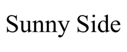 SUNNY SIDE trademark