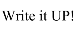WRITE IT UP! trademark