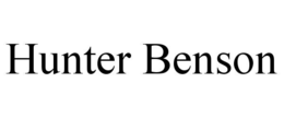 HUNTER BENSON trademark