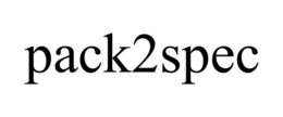 PACK2SPEC trademark