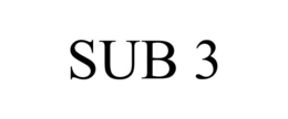 SUB 3 trademark