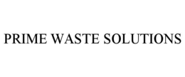 PRIME WASTE SOLUTIONS trademark