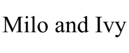 MILO AND IVY trademark
