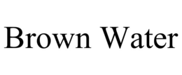 BROWN WATER trademark