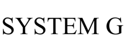 SYSTEM G trademark