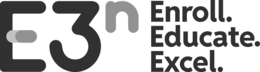 E3N ENROLL. EDUCATE. EXCEL. trademark