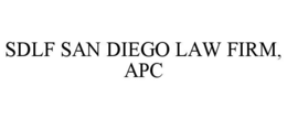 SDLF SAN DIEGO LAW FIRM, APC trademark