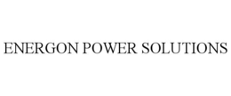 ENERGON POWER SOLUTIONS trademark