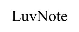 LUVNOTE trademark