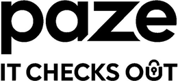 PAZE IT CHECKS OUT trademark