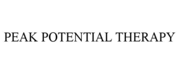 PEAK POTENTIAL THERAPY trademark