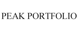PEAK PORTFOLIO trademark