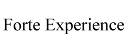 FORTE EXPERIENCE trademark